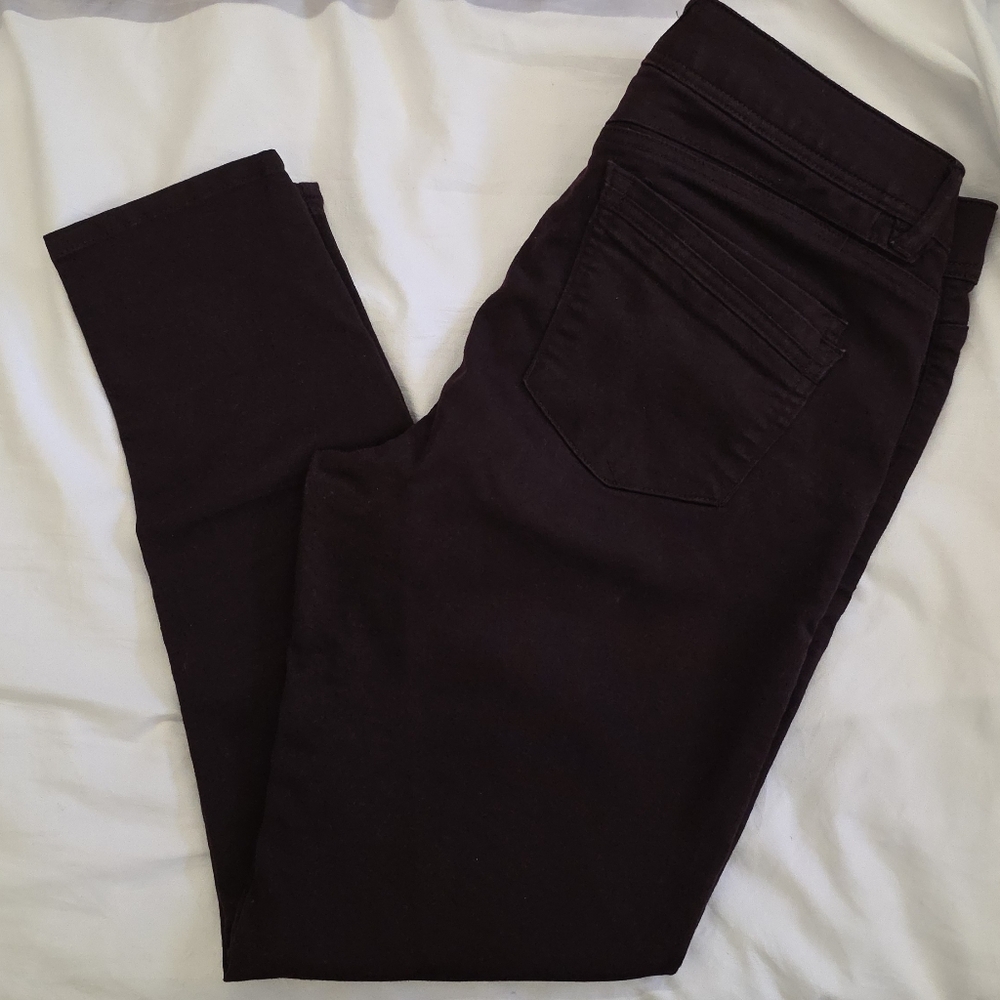 Democracy Women's Skinny Jeans in Dark Purple